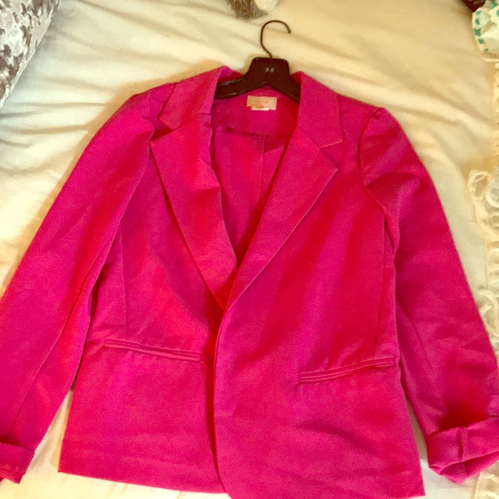 Pink blazer